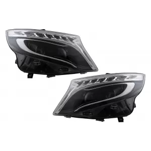 LED Headlights suitable for Mercedes V-Class W447 Vito (2014-2017)