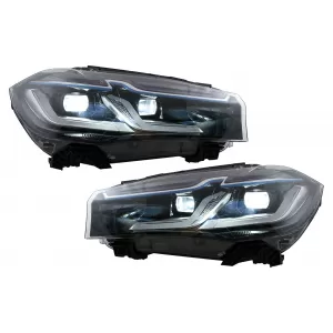 LED Headlights suitable for BMW X5 F15 (2013-2018) Conversion from HID to LED Black