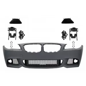 Set SRA Cover Bumper Headlights Washing System Covers suitable for BMW 5 Series F10 F11 (2010-2014) M-Tech Design