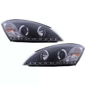 LED DRL Headlights suitable for KIA Ceed (09.2006-08.2009) Daylight Black