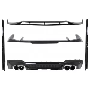 Aero Body Kit suitable for BMW X3 G01 M-Tech (2018-2020) Black Knight Design - CBBMX3G01AEROB