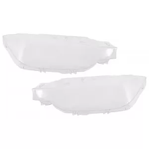 Headlights Lens Glasses suitable for BMW 3 Series F30 F31 LCI (2015-2018) Clear