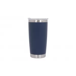 Thermos Stainless Steel SS304 Insulated Mug with Lid Double Wall Blue 20oz 590ml - CANBLUE