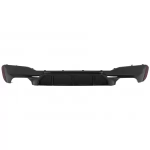Rear Bumper Diffuser suitable for BMW 5 Series G30 G31 Limousine Touring (2017-2024) M5 Design Piano Black