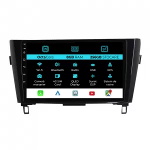 Navigation for Nissan Qashqai J11, X Trail T32 (2013-2018), 10Inch, 8Gb Ram, 256Gb Storage, Carplay