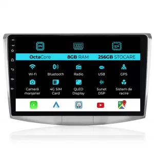 Navigation for Volkswagen Passat B6, B7, CC (2005 -2015), 10 Inch, 8Gb Ram, 256Gb Storage, Carplay