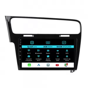 Navigation for Volkswagen, Golf 7 (2013-2020), 10 Inch, 2Gb Ram, 64Gb Storage, Carplay