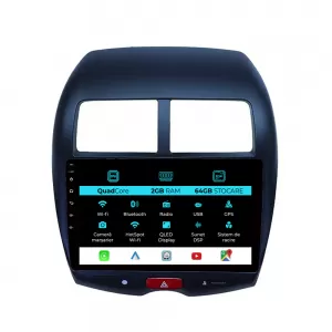 Navigation for Android Dedicated Mitsubishi ASX (2010 - 2016), 10 Inch, 2GB RAM, 64GB Storage, Carplay