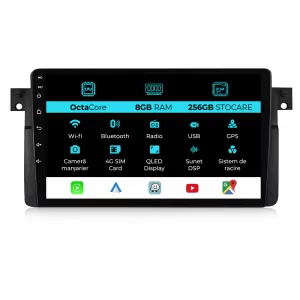 Navigation for BMW Series 3 E46 (1997-2005), 9 Inch, 8GB RAM, 256GB Storage, Carplay