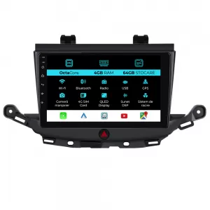 Navigation dedicated to Opel Astra K Sedan (2016 - 2020), 9 Inch, 4Gb Ram, 64Gb storage, Carplay