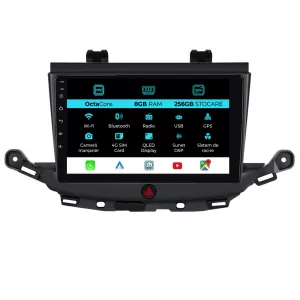 Navigation for Opel Astra K Sedan (2016 - 2020), 9 Inch, 8GB RAM, 256GB storage, Carplay.