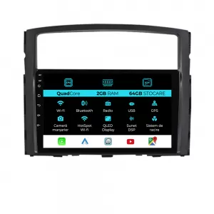 Navigation for Mitsubishi Pajero, 2006 - 2018, 9 Inch, 2Gb Ram, 64Gb storage, Carplay