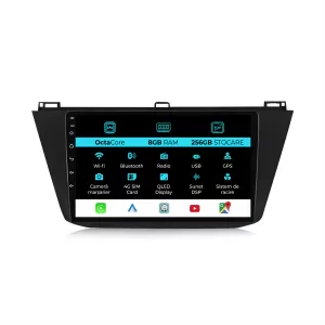 Navigation for Volkswagen Tiguan, 2016 - 2023, 10 Inch, 8Gb RAM, 256Gb storage, Carplay