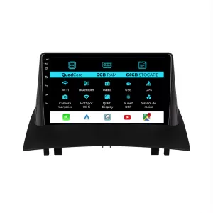 Navigation for Renault Megane 2, 2002-2009, 9 Inch, 2Gb Ram, 64Gb storage, Carplay