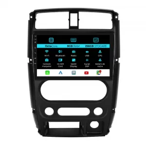 Navigation for Suzuki Jimny 3, 2005-2019, 9 Inch, 8Gb Ram, 256Gb Storage, Carplay