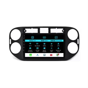 Navigation for Volkswagen Tiguan, (2011-2016), 9Inch, 8Gb Ram, 256Gb Storage, Carplay