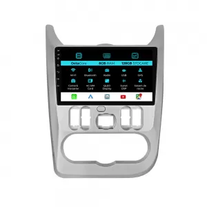 Navigation for Dacia Logan, Duster, Sandero (2008-2013), 9Inch, 6Gb Ram, 128Gb Storage, Carplay