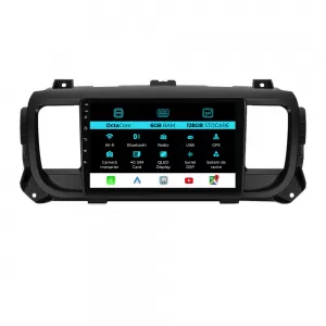 Navigation for Peugeot Expert, Citroen Jumpy 3 (2016-2021), 9 Inch, 6Gb Ram, 128Gb Storage, Carplay