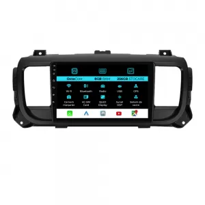 Navigation for Peugeot Expert Citroen Jumpy 3 (2016-2021), 9Inch, 8Gb Ram, 256Gb Storage, Carplay