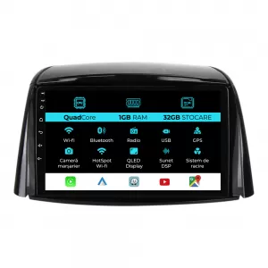 Navigation for Renault Koleos, 2008-2016, 9 Inch, 1Gb Ram, 32Gb Storage, Carplay.