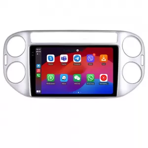 Navigation for Volkswagen, Tiguan (2006-2016), 2K Display, 4Gb RAM, 64Gb Storage, Bluetooth, WiFi, Carplay