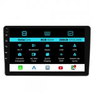 Navigation for Peugeot Boxter, Fiat Ducato, Citroen Jumper (2006-2022), 9Inch, 8Gb Ram, 256Gb Storage, Carplay