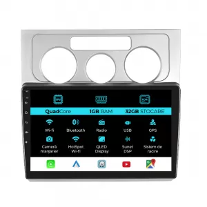Navigation for Volkswagen Touran, (2003-2010), 10 Inch, 1Gb RAM, 32Gb Storage, Carplay.