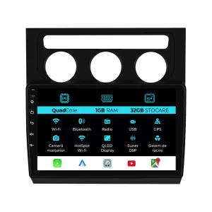 Navigation for Volkswagen Touran, (2003-2010), 10 Inch, 1Gb RAM, 32Gb Storage, Carplay