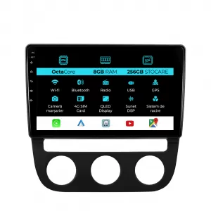 Navigation for Volkswagen Golf5, Jetta (2004-2009), 10 Inch, 8Gb RAM, 256Gb Storage, Carplay