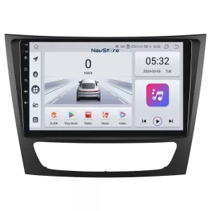 Navigation for Mercedes Benz E-Class W211 (2002 - 2010), 9Inch, 4Gb Ram, 64Gb Storage, Bluetooth, WiFi, Carplay