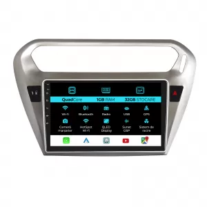 Navigation for Peugeot 301, Citroen C-Elysee (2013-2018), 9Inch, 1Gb Ram, 32Gb Storage, Carplay