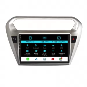 Navigation for Peugeot 301, Citroen C-Elysee (2013-2018), 9Inch, 4Gb Ram, 64Gb Storage, Carplay