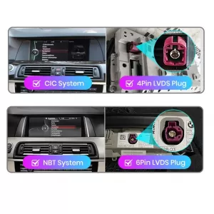 Navigation for BMW Series 5 F10 F11 (2011-2017), 10.25 Inch, 4Gb Ram, 64Gb Storage, Waze