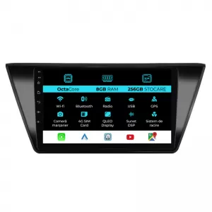 Navigation for Volkswagen, Touran (2015 - 2020), 10Inch, 8Gb Ram, 256Gb Storage, Carplay