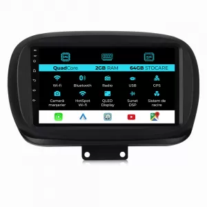 Navigation for Fiat 500x, (2014 - 2020), 9Inch, 2Gb Ram, 64Gb Storage, Carplay