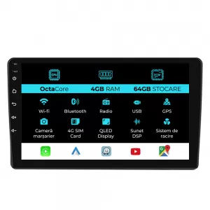 Navigation for Peugeot 407, (2004 - 2011), 9 Inch, 4Gb Ram, 64Gb Storage, Carplay