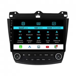 Navigation for Honda Accord VII (2003 - 2008), 10 Inch, 1Gb Ram, 32Gb Storage, Carplay