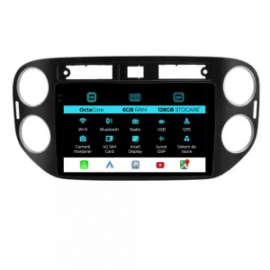 Navigation for Volkswagen Tiguan, (2011-2016), 9Inch, 6Gb Ram, 128Gb Storage, Carplay