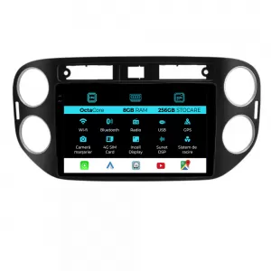 Navigation for Volkswagen Tiguan, (2011-2016), 9Inch, 8Gb Ram, 256Gb Storage, Carplay