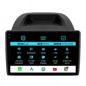 Navigation for Ford Ecosport, 2017-2025, 9 Inch, 8Gb Ram, 256Gb Storage, Carplay