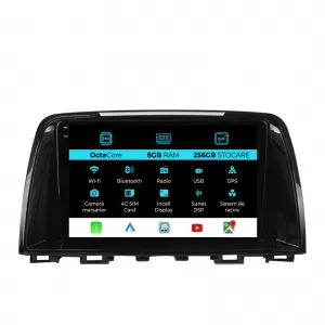 Navigation for Mazda 6, (2013-2015), 9 Inch, 8Gb Ram, 256Gb Storage, Carplay