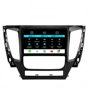 Navigation for Mitsubishi Pajero, 2016-2018, 9Inch, 4Gb Ram, 64Gb Storage, Carplay