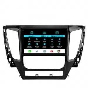 Navigation for Mitsubishi Pajero, (2016-2018), 9 Inch, 6Gb Ram, 128Gb Storage, Carplay