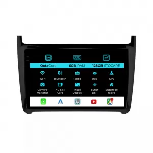 Navigation for Volkswagen Polo, (2009-2018), Incell 9Inch, 6Gb Ram, 128Gb Storage, Carplay