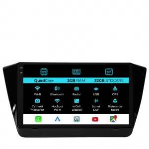 Navigation for Skoda Superb 3 (2015-2019), 10 Inch, 2Gb Ram, 32Gb Storage, Carplay