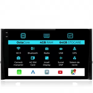 Navigation for Skoda Kodiaq (2016-2024), Incell 10Inch, 4Gb Ram, 64Gb Storage, Carplay