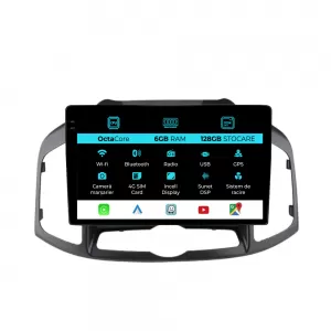 Navigation for Chevrolet Captiva, 2011-2016, Incell 10Inch, 6Gb Ram, 128Gb Storage, Carplay