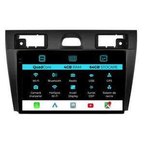 Navigation for Ford Fiesta, (2006-2011), QuadCore, 9 Inch, 4Gb Ram, 64Gb Storage, Carplay