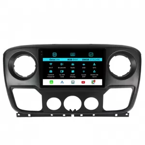 Navigation for Opel Movano, Renault Master, Nissan NV400 (2010-2020), 10 Inch, 8Gb Ram, 256Gb Storage, Carplay