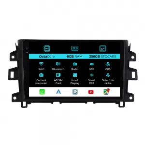 Navigation for Nissan Navara, 2015-2022, 10Inch, 8Gb Ram, 256Gb Storage, Carplay
